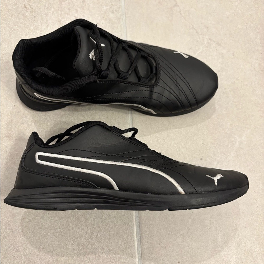 PUMA Ella Lace Up Womens Black Sneakers Casual Shoes 193919-02, size 8.5